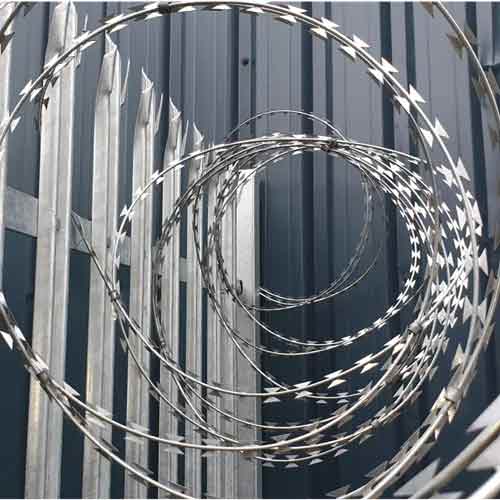 500mm 10M Security Razor Wire Fencing concertina Snake Razor wire
