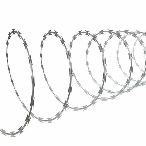 Coil Packing Stainless Steel/Hot DIP/Galvanized Razor Barbed Wire for Srcuirty Protection
