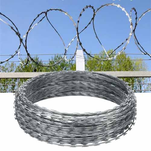 Standard Bto-22 Cbt-65 Razor Barbed Wire Cross Razor Hot Dipped Galvanized Wire